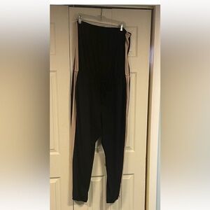 Express Black and Tan Jumpsuit